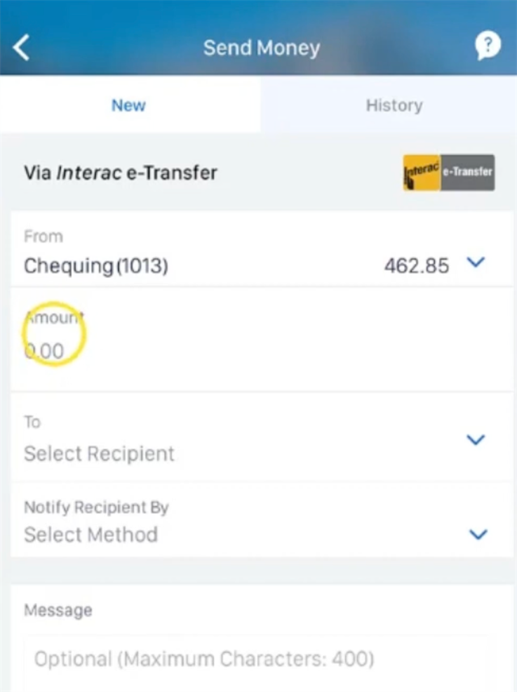 [Candad] RBC e-Transfere payment guide