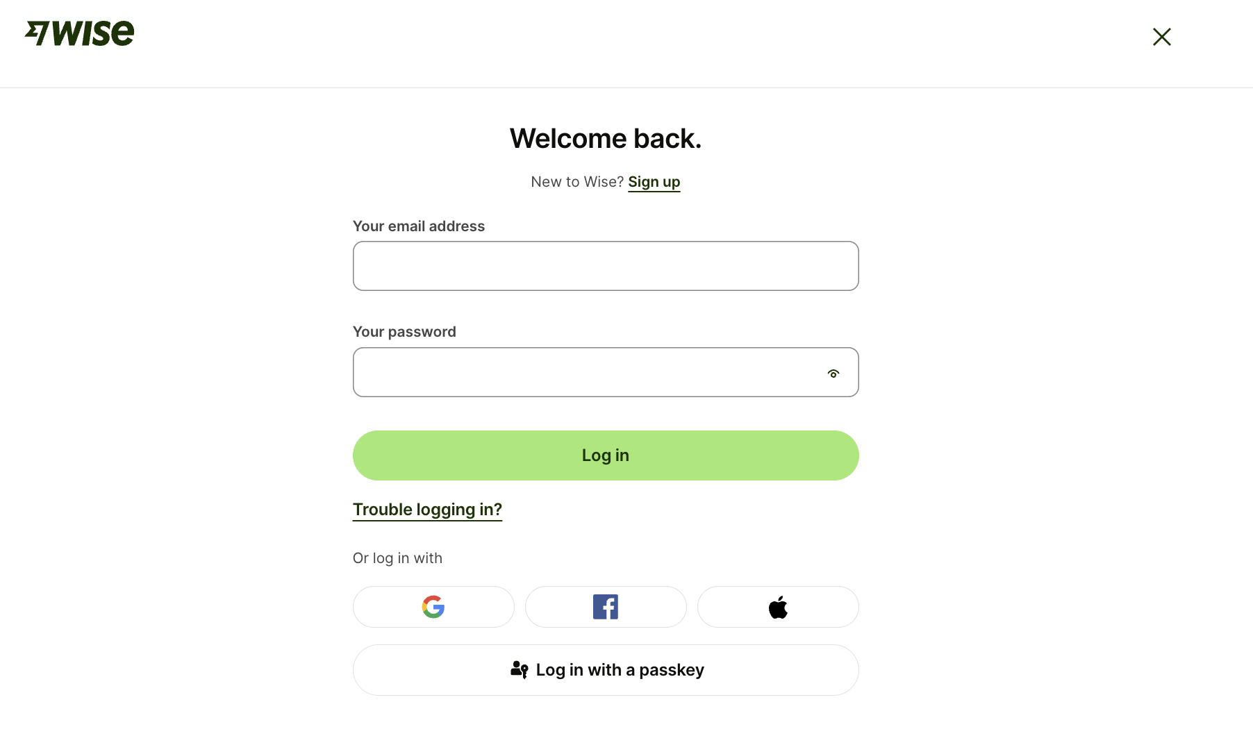 wise login